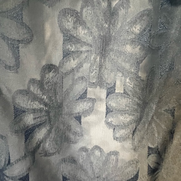 Textured blue button down - Picture 4 of 9